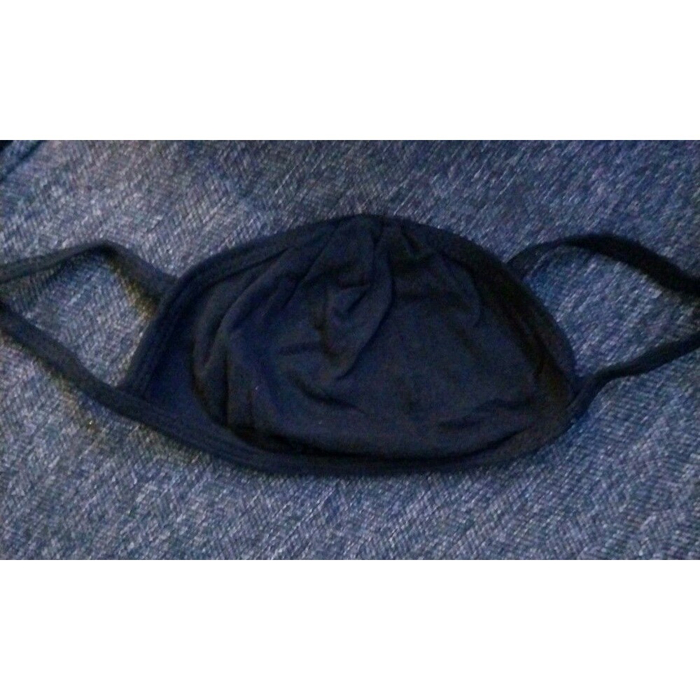Gildan 24-Pack Adult Everyday Reusable Black Cloth Face Masks 100% Cotton